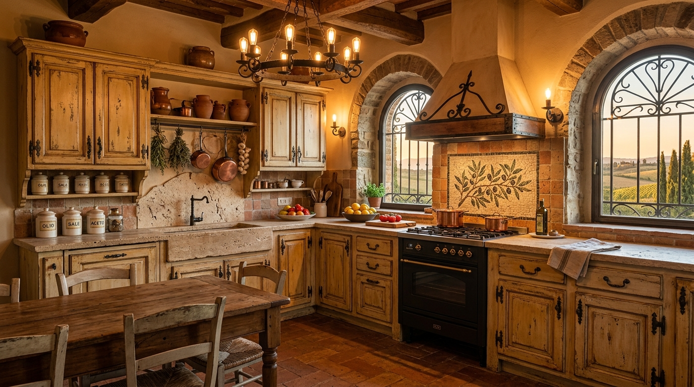 Use natural stone texture as a feature